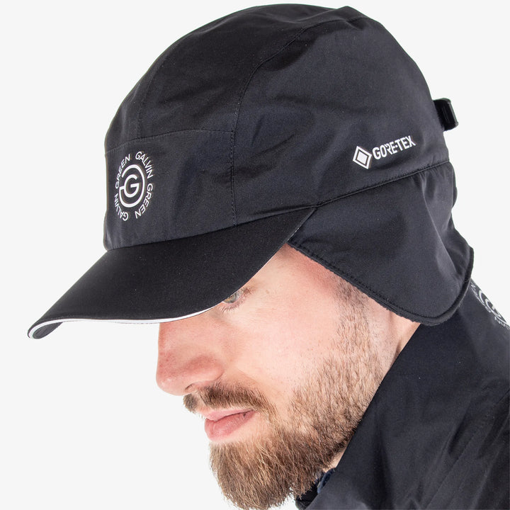 Arnie is a Waterproof golf cap in the color Black(3)