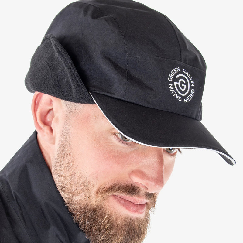 Arnie is a Waterproof golf cap in the color Black(5)