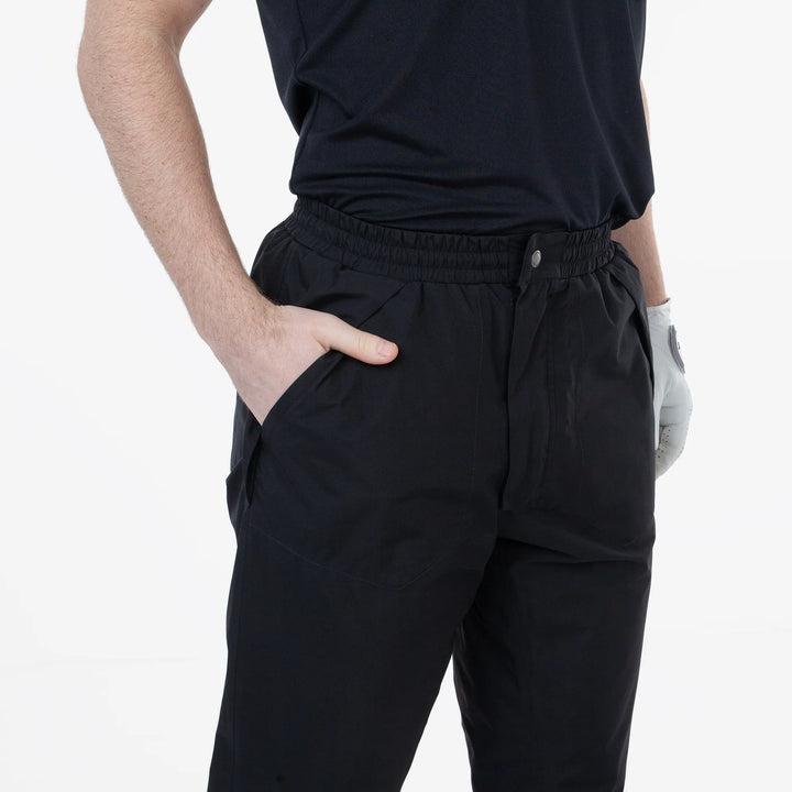 Aron is a Waterproof golf pants for Men in the color Black(3)