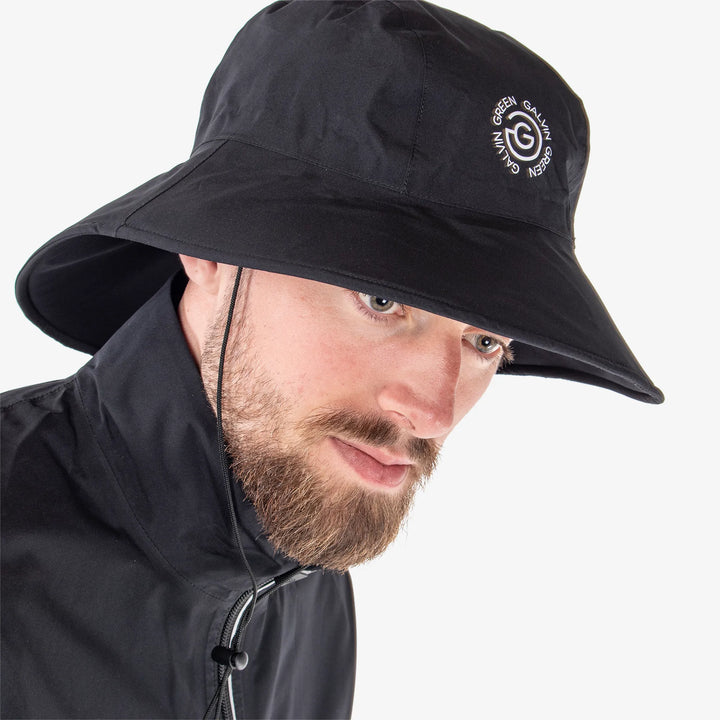 Art is a Waterproof golf hat in the color Black(2)
