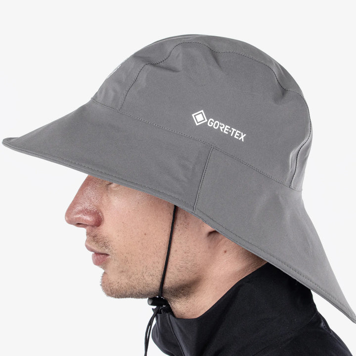 Art is a Waterproof golf hat in the color Sharkskin(3)