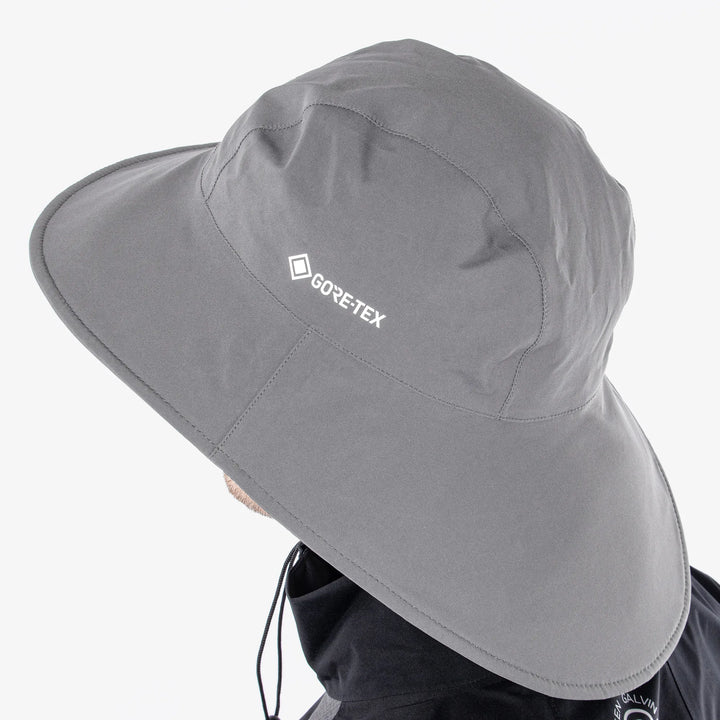 Art is a Waterproof golf hat in the color Sharkskin(4)