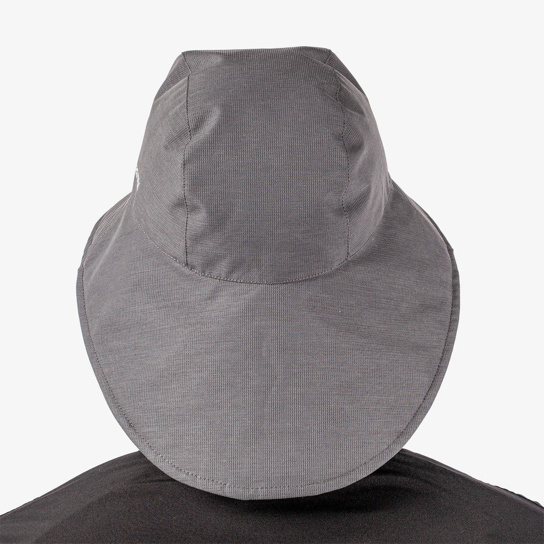 Art Upcycled is a Waterproof golf hat in the color Sharkskin(5)