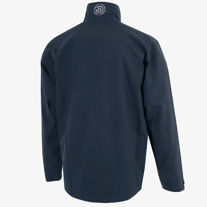 Arvin is a Waterproof golf jacket for Men in the color Navy/White(7)