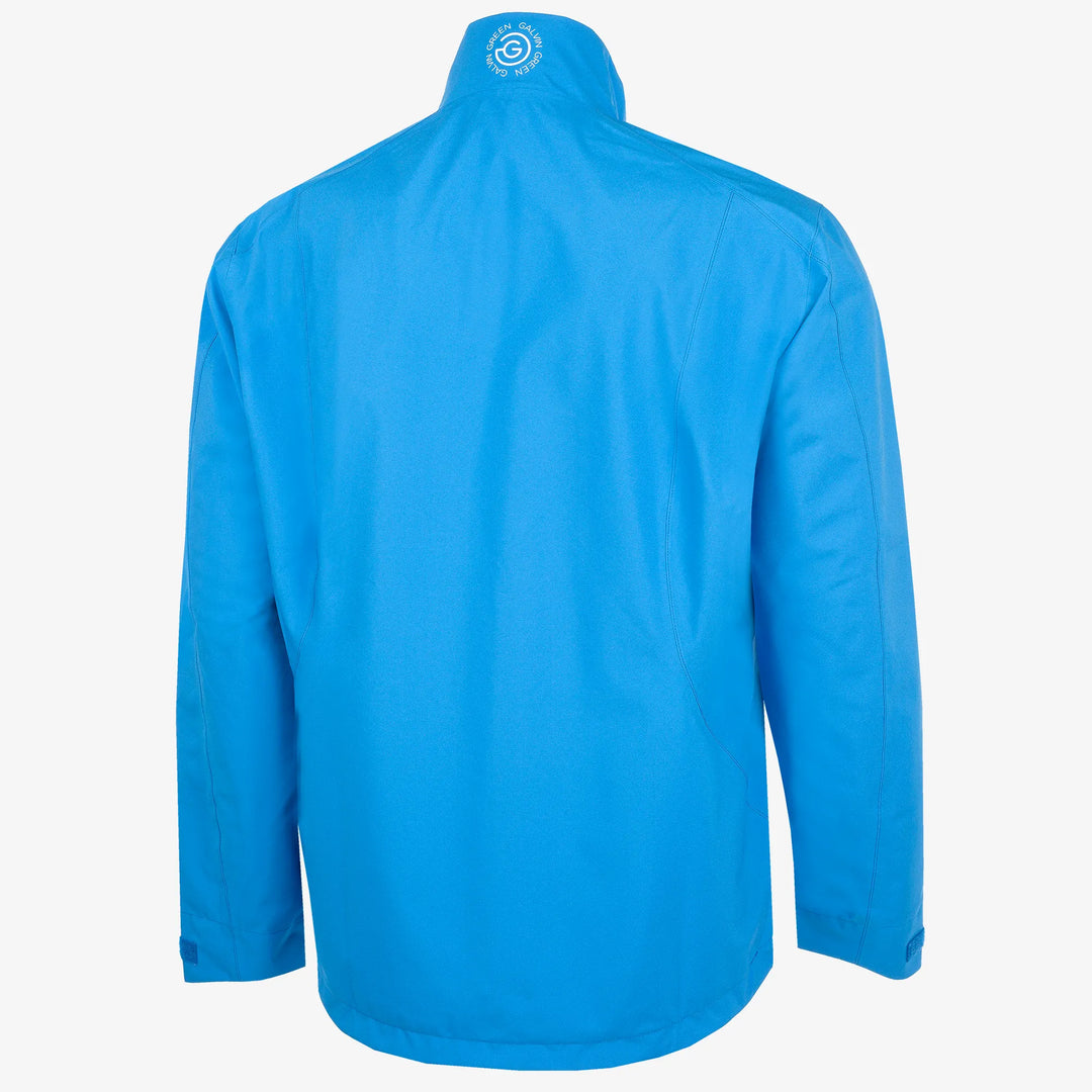 Arvin is a Waterproof golf jacket for Men in the color Blue/White(8)