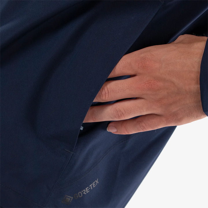 Arvin is a Waterproof golf jacket for Men in the color Navy/White(4)