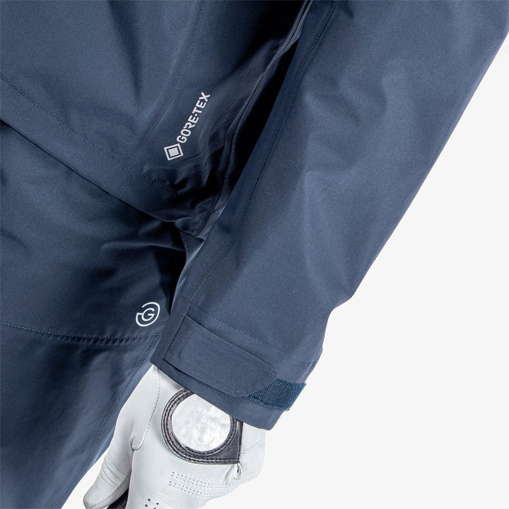 Ashford is a Waterproof golf jacket for Men in the color Navy/Cool Grey/White(6)