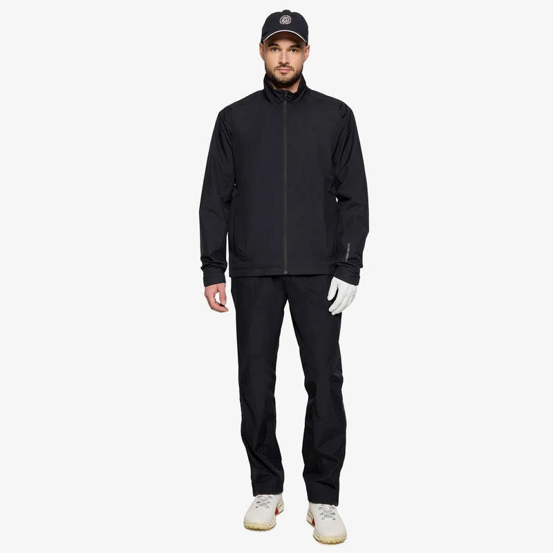 Aston is a Waterproof Golf Jacket for Men in the color Black(2)