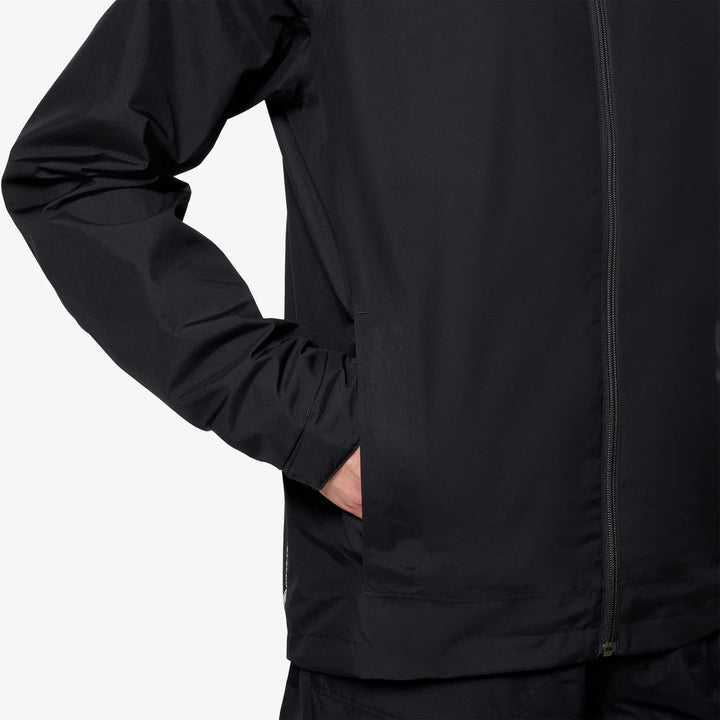 Aston is a Waterproof Golf Jacket for Men in the color Black(4)