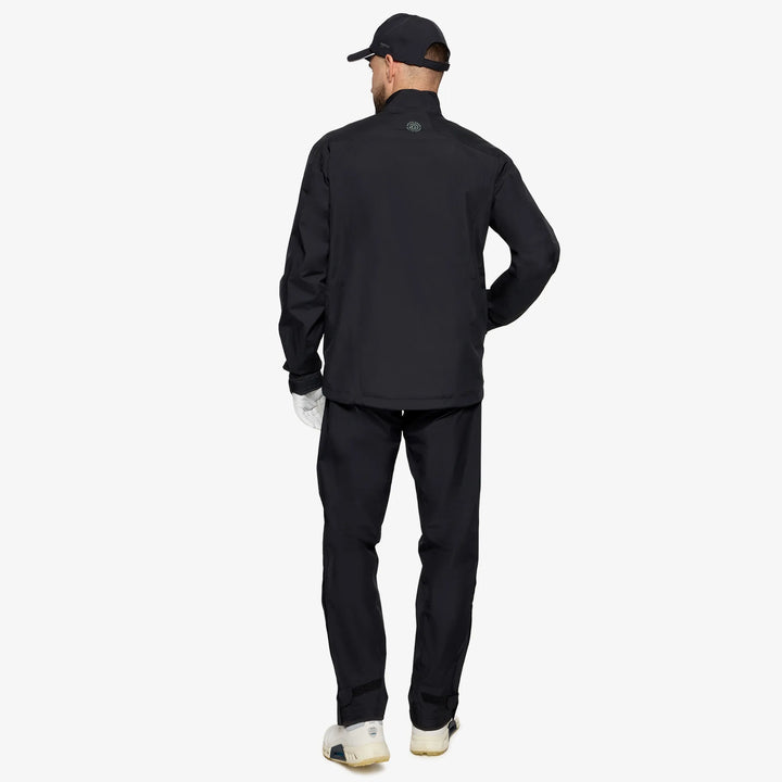Aston is a Waterproof Golf Jacket for Men in the color Black(6)