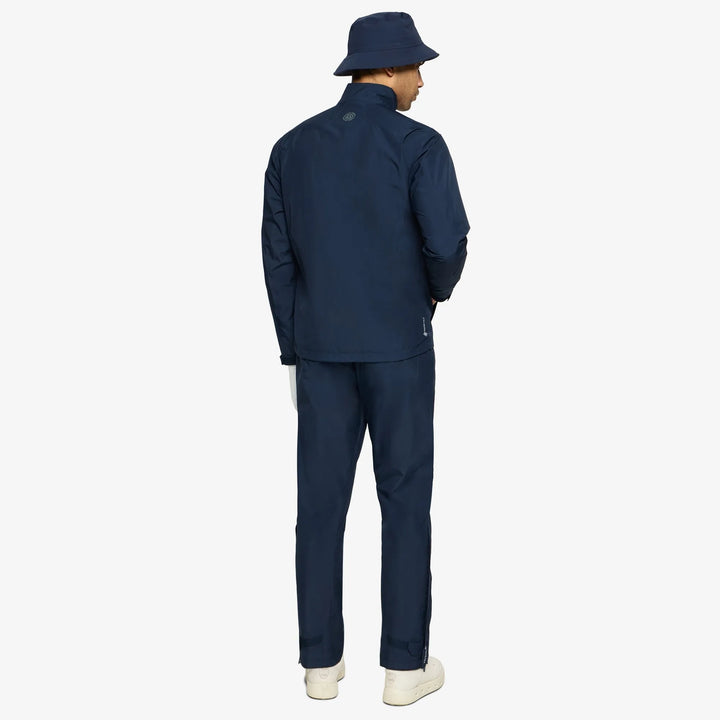 Aston is a Waterproof Golf Jacket for Men in the color Navy(6)