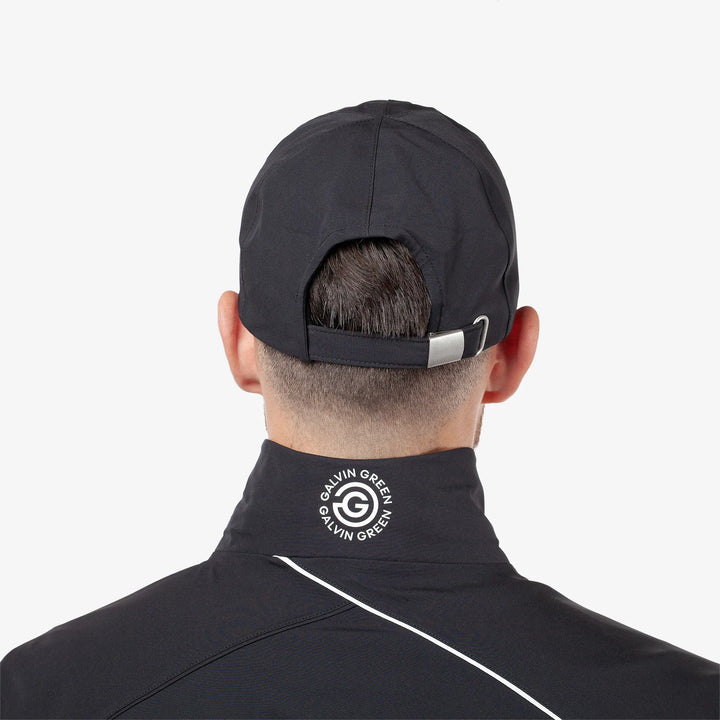 Atlas is a Waterproof golf cap in the color Black(4)