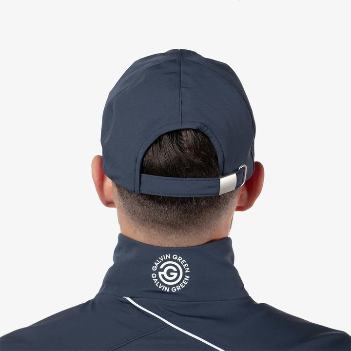 Atlas is a Waterproof golf cap in the color Navy(4)