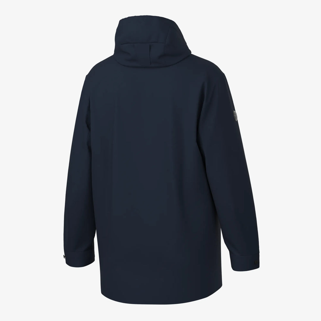 Austin is a Windproof and water repellent insulating golf parka for Men in the color Navy(10)