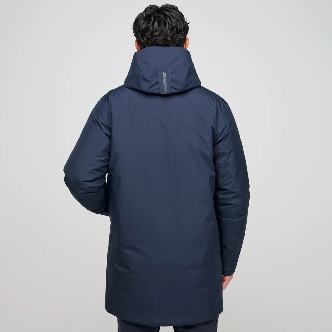 Austin is a Windproof and water repellent insulating golf parka for Men in the color Navy(7)