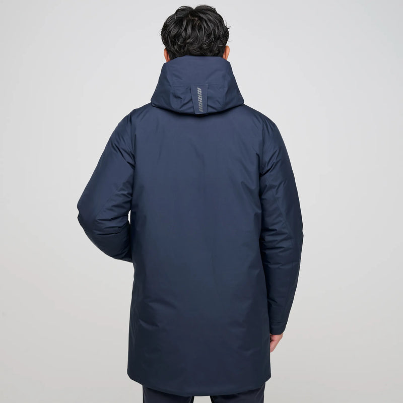 Austin is a Windproof and water repellent insulating golf parka for Men in the color Navy(7)
