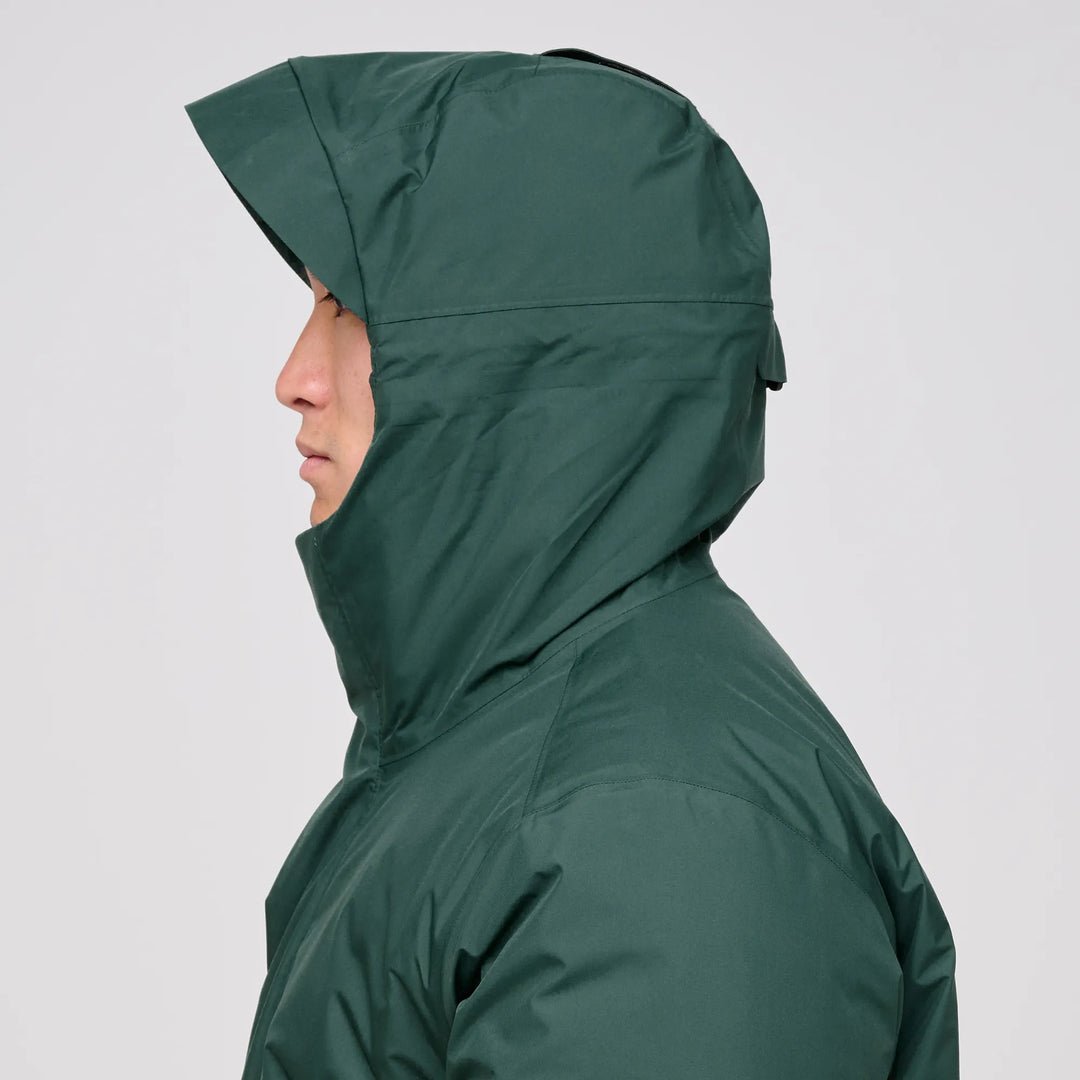 Austin is a Windproof and water repellent insulating golf parka for Men in the color Jungle Green(6)