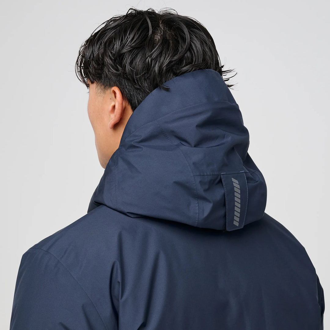 Austin is a Windproof and water repellent insulating golf parka for Men in the color Navy(8)