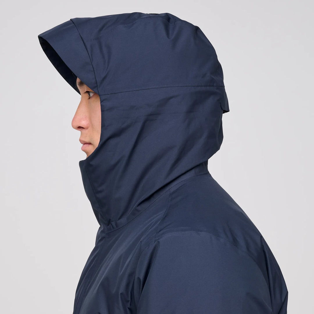 Austin is a Windproof and water repellent insulating golf parka for Men in the color Navy(6)