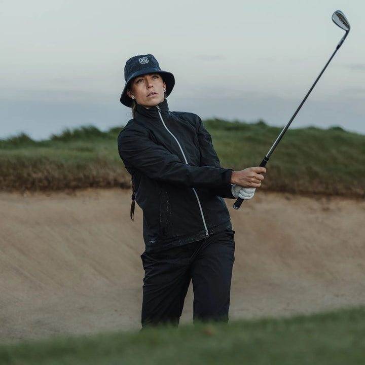 Ava is a Waterproof Golf Jacket for Women in the color Black(8)