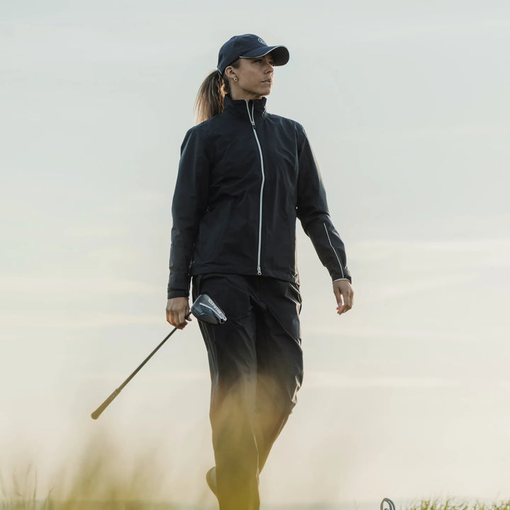 Ava is a Waterproof Golf Jacket for Women in the color Navy(9)