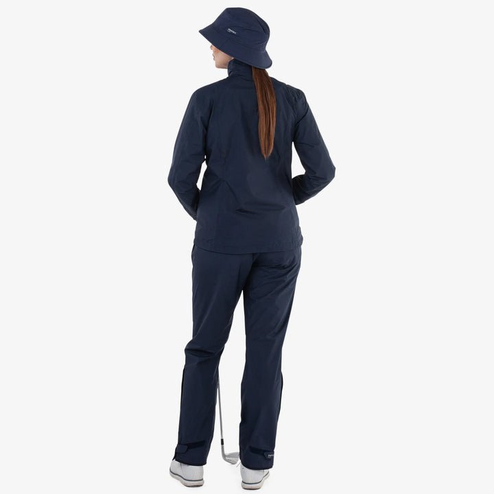 Ava is a Waterproof Golf Jacket for Women in the color Navy(6)