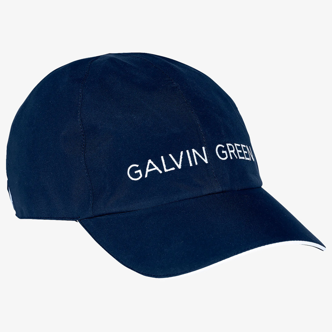 Axiom is a Waterproof golf cap in the color Navy(0)
