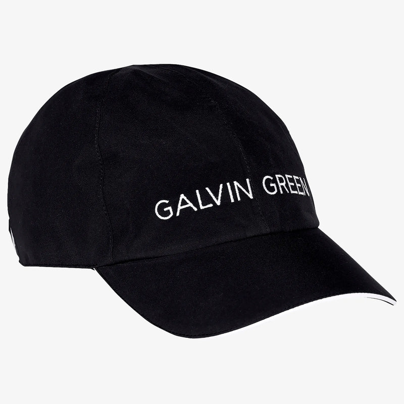 Axiom is a Waterproof golf cap in the color Black(0)