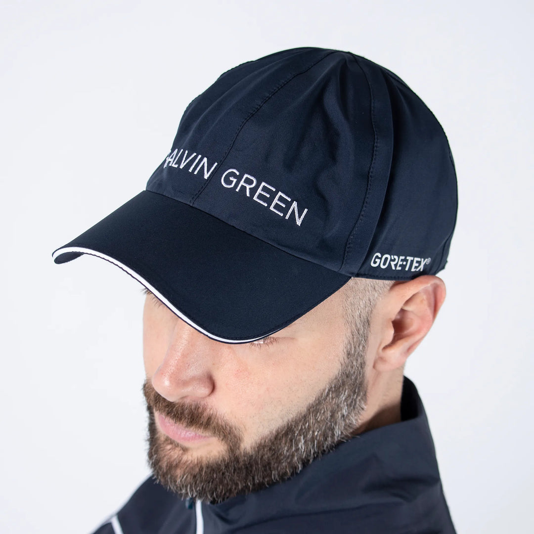 Axium Cap Axiom Waterproof golf cap Navy – Galvin Green
