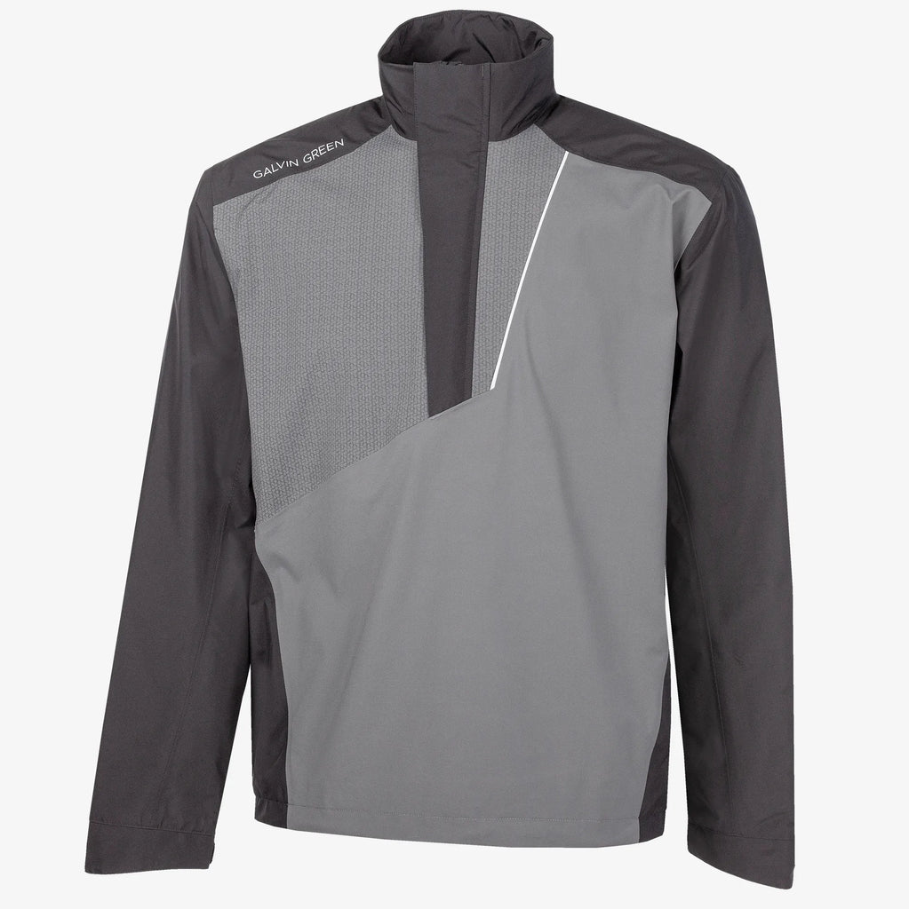 Axley Waterproof golf jacket Black/Forged Iron – Galvin Green