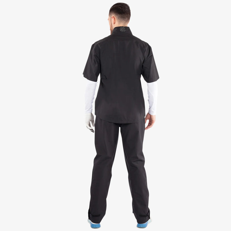 Axl is a Waterproof short sleeve golf jacket for Men in the color Black(6)