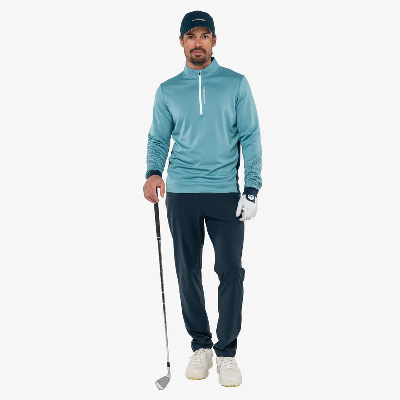 Daffy is a Insulating golf mid layer for Men in the color Navy/Storm Blue(2)