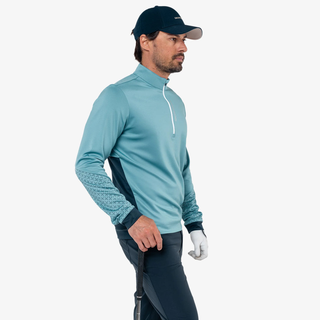 Daffy is a Insulating golf mid layer for Men in the color Navy/Storm Blue(3)