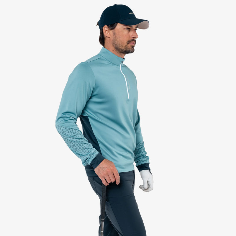 Daffy is a Insulating golf mid layer for Men in the color Navy/Storm Blue(3)