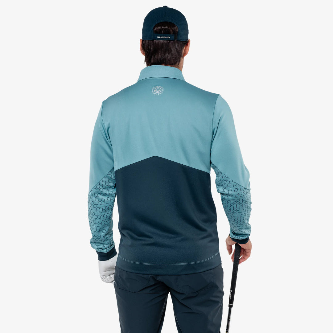 Daffy is a Insulating golf mid layer for Men in the color Navy/Storm Blue(4)