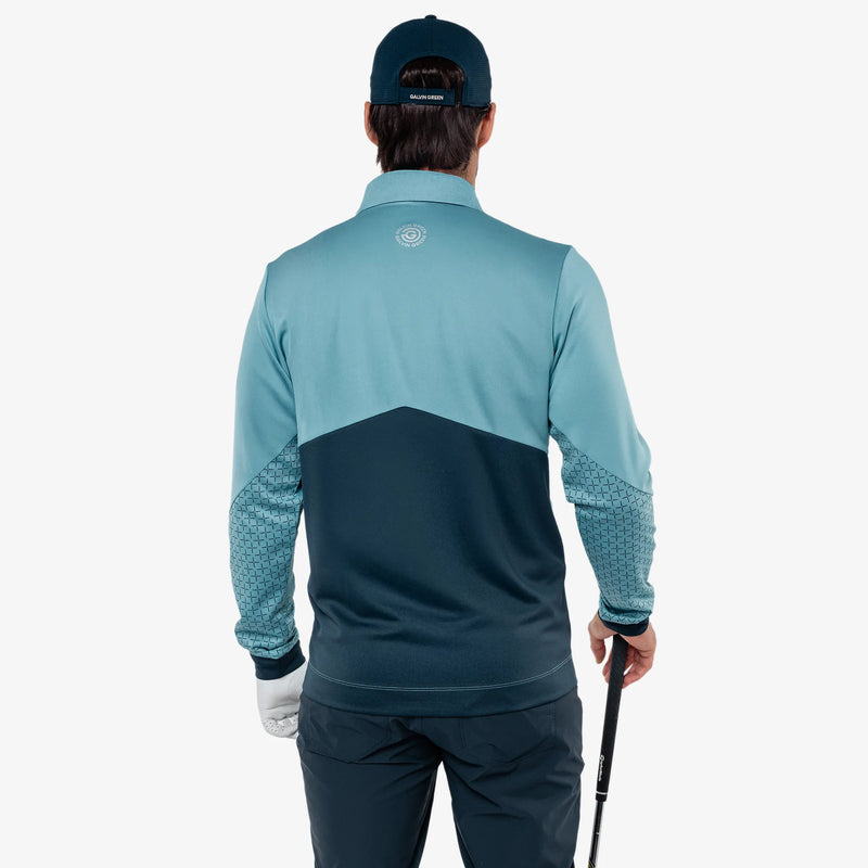 Daffy is a Insulating golf mid layer for Men in the color Navy/Storm Blue(4)