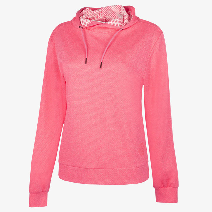 Dagmar is a Insulating golf sweatshirt for Women in the color Camelia Rose Melange(0)