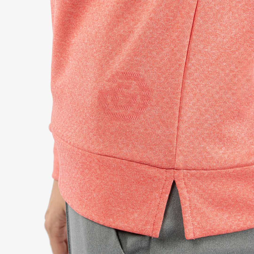Dagmar is a Insulating golf sweatshirt for Women in the color Coral Melange(7)