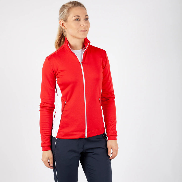 Daisy is a Insulating mid layer for Women in the color Red(1)