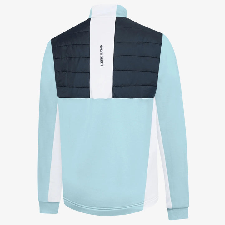 Dalton is a Insulating golf mid layer for Men in the color Crystal Blue/Navy(6)