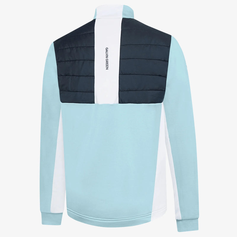 Dalton is a Insulating golf mid layer for Men in the color Crystal Blue/Navy(6)