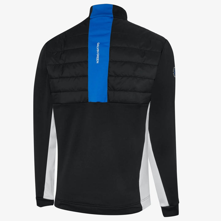 Dalton is a Insulating golf mid layer for Men in the color Black/Royal Blue(7)