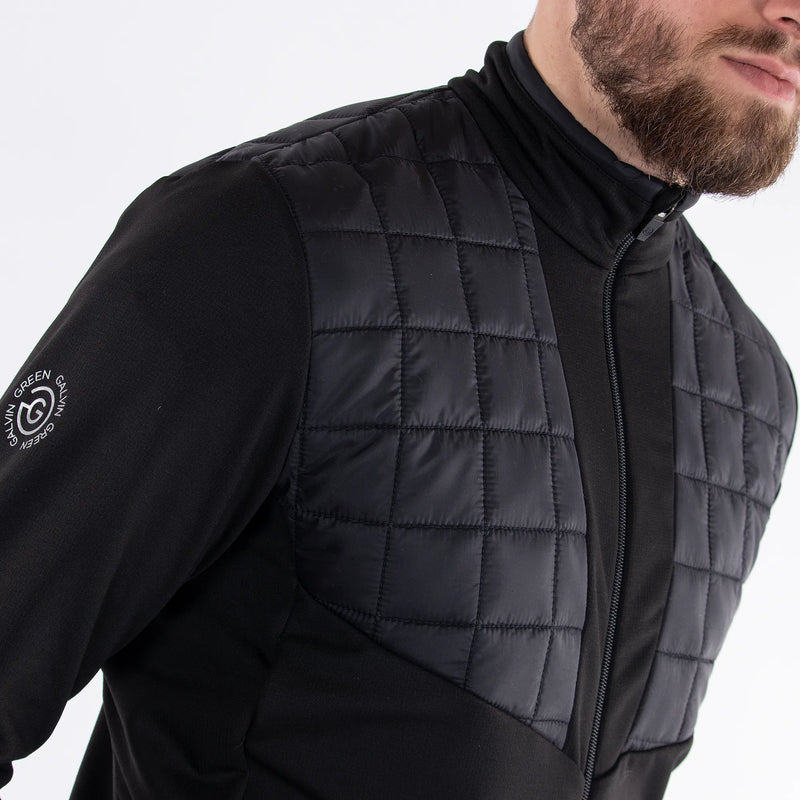 Damian is a Insulating golf mid layer for Men in the color Black(3)