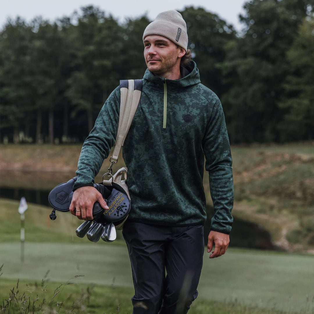 Danby is a Insulating golf mid layer for Men in the color Jungle Green(8)