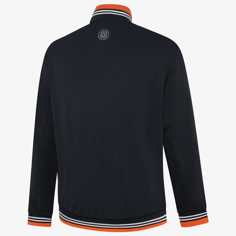 Daniel is a Insulating golf mid layer for Men in the color Black/White/Orange(5)