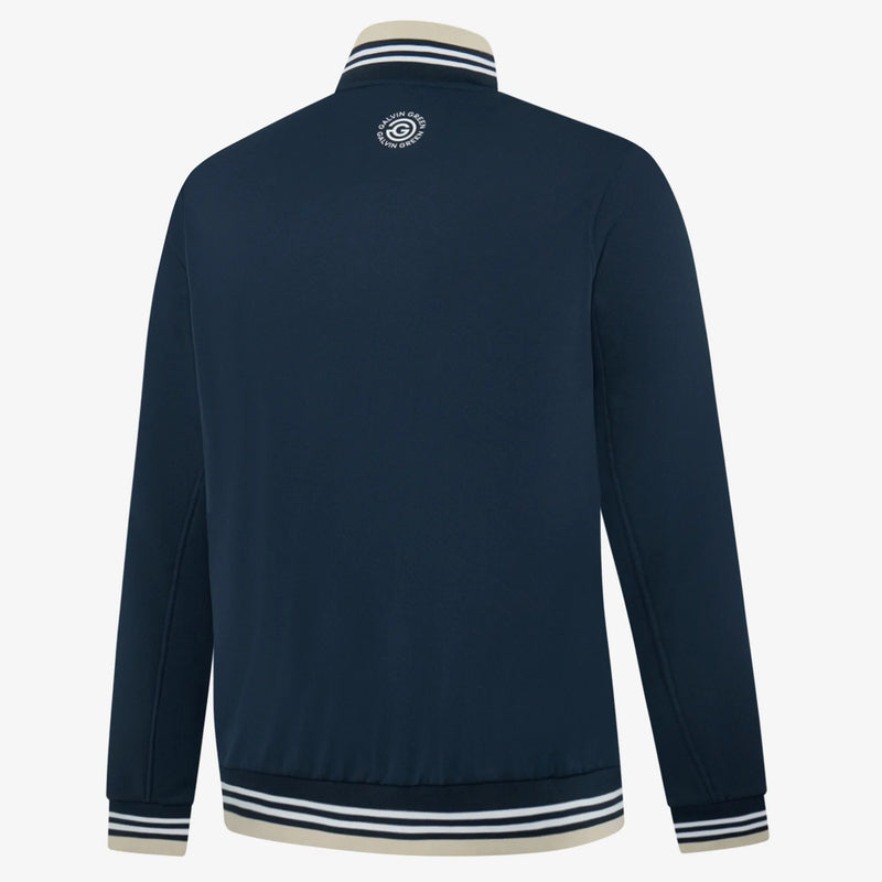 Daniel is a Insulating golf mid layer for Men in the color Sand/Navy/white(5)