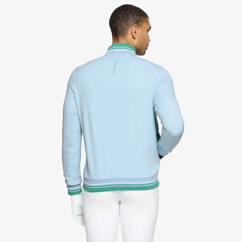 Daniel is a Insulating golf mid layer for Men in the color Crystal Blue(4)