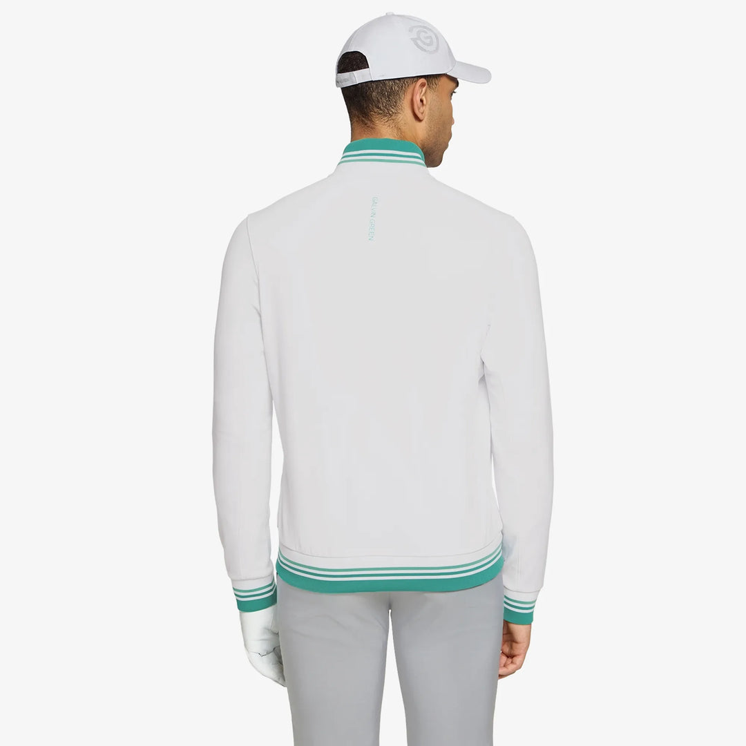 Daniel is a Insulating golf mid layer for Men in the color White(4)