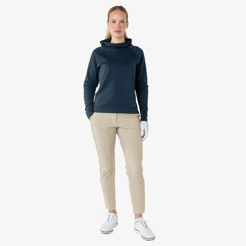 Daphne is a Insulating golf mid layer for Women in the color Navy(2)