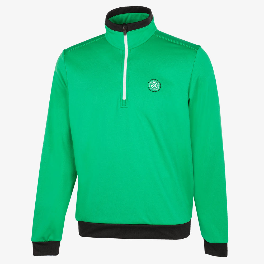 Dario is a Insulating golf mid layer for Men in the color Golf Green/White(0)